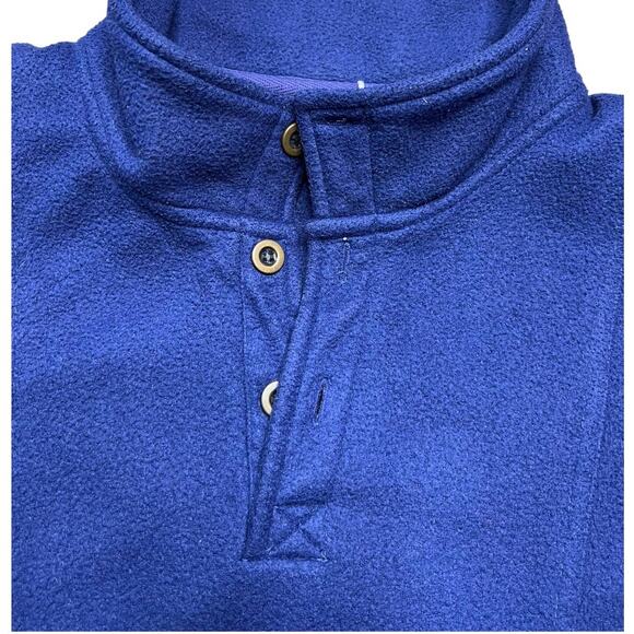 Vintage 90s Nike blue pullover fleece with buttons size Xl see measurements - Picture 5 of 7